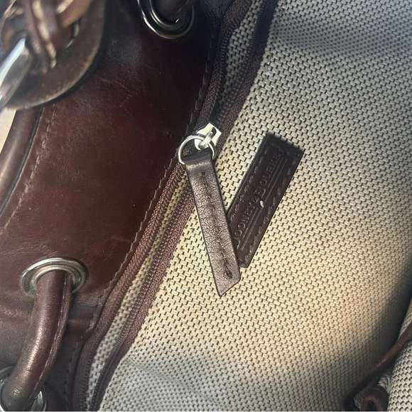 Dooney and Bourke pebble cinched drawstring leather purse vintage good condition - Picture 9 of 16